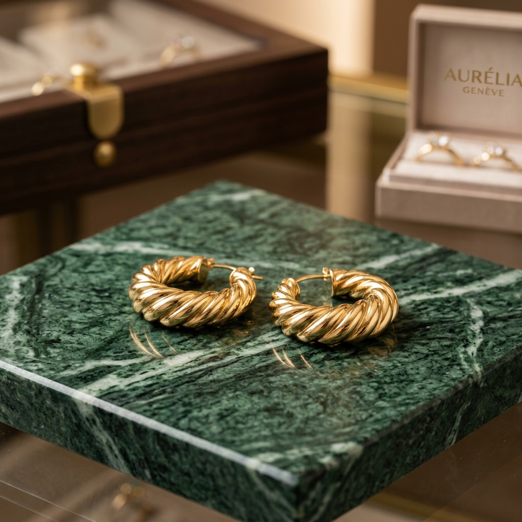18K Gold Plated Earrings Sheffield